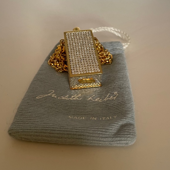 Vintage Judith Lieber perfume bottle Necklace - Picture 6 of 10